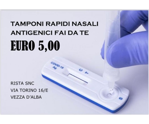 Kit Tamponi Antigenici per SARS-CoV-2 - Rista - Ferramenta online
