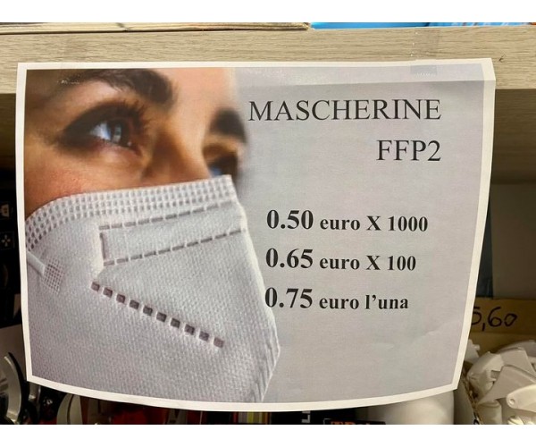 MASCHERINE FFP2 BIANCHE - Rista - Ferramenta online